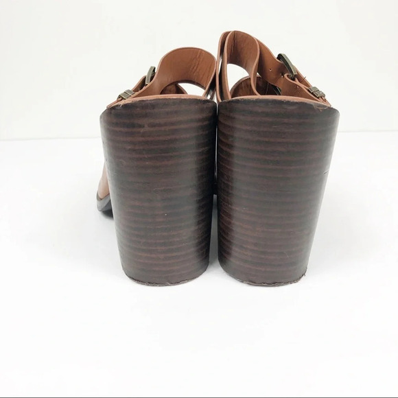 Forever21 | Congac Stacked Mule Slide Heel - Picture 4 of 8